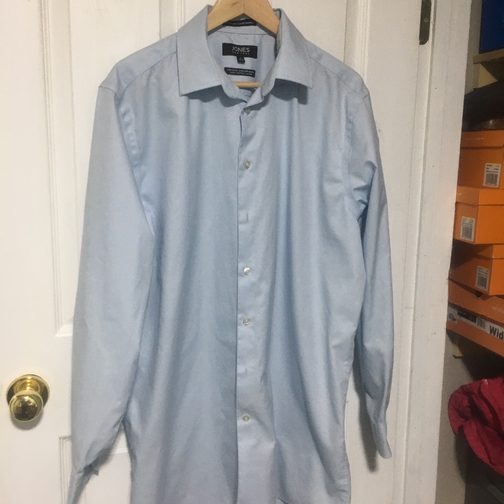 Jones New York Men's Light Blue Shirt